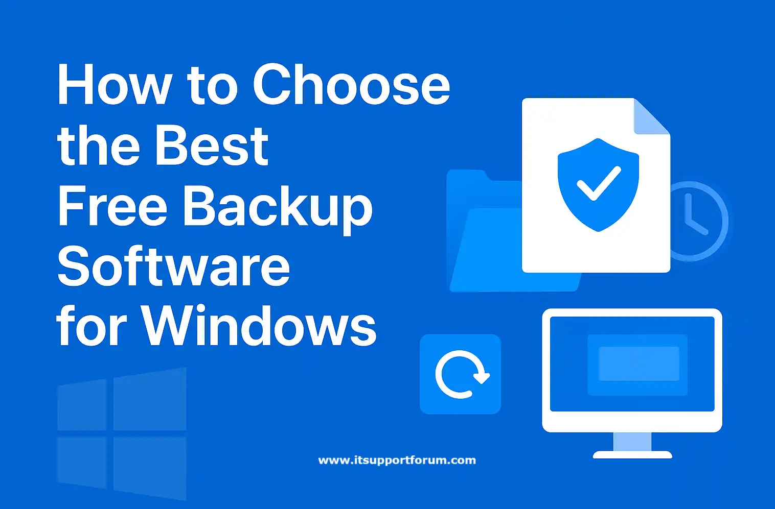 How to Choose the Best Free Backup Software for Windows